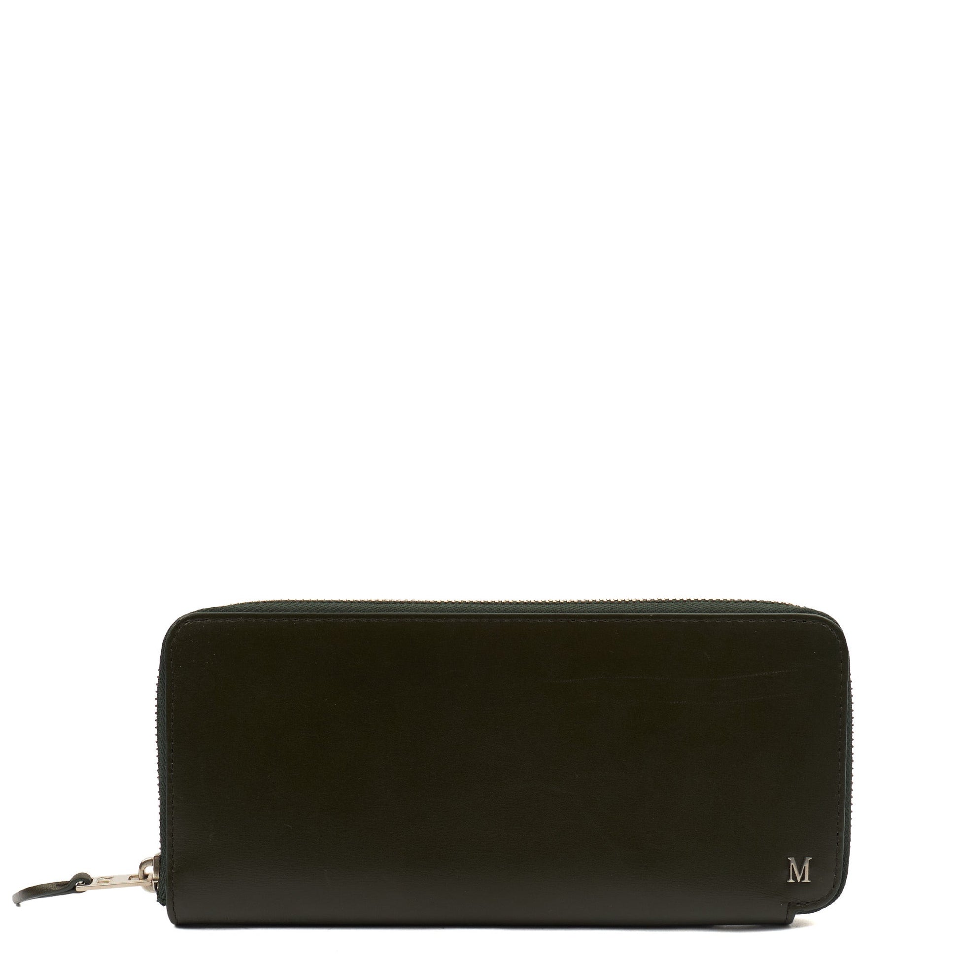 Mulberry Wallet Wallet in Racing Green, Leather — Front View