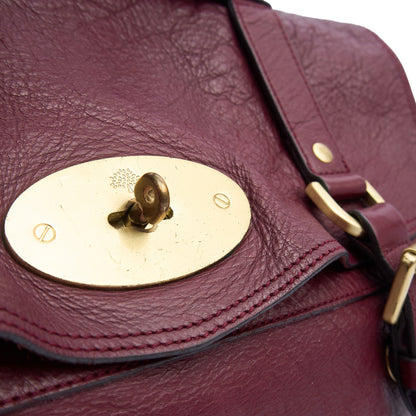 Mulberry Tote Alexa in Red, Calfskin Leather — Alternate View 12
