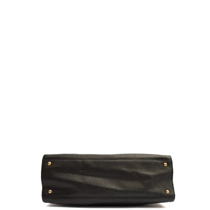 Chanel Tote Vintage Tote in Black, Caviar Leather — Alternate View 12