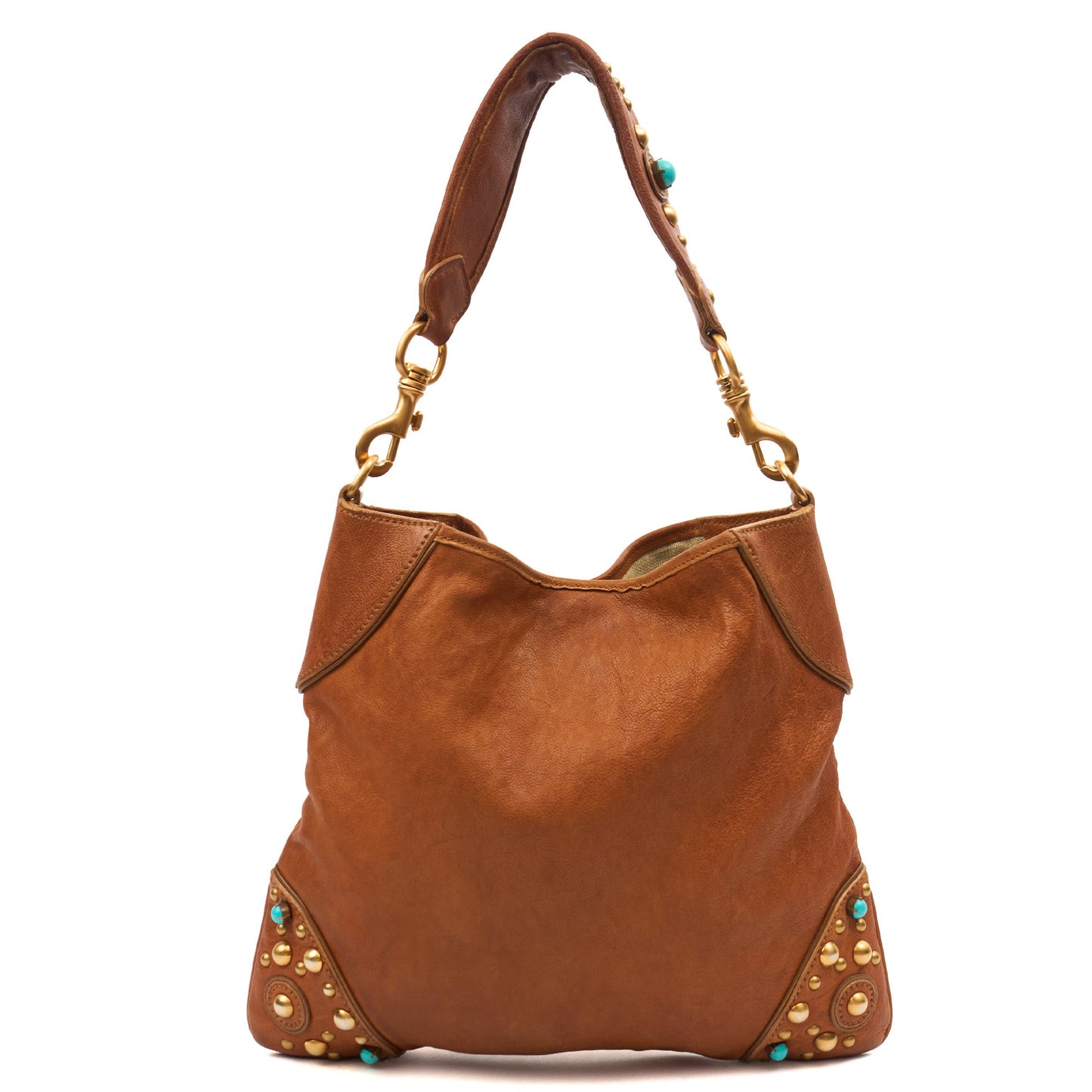 Miu Miu Tote Shoulder Bag in Brown, Leather — Alternate View 11