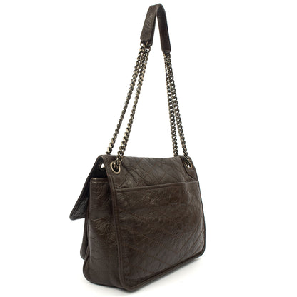 Saint Laurent Shoulder Bag Niki - Medium in Brown, Calfskin Leather — Alternate View 8