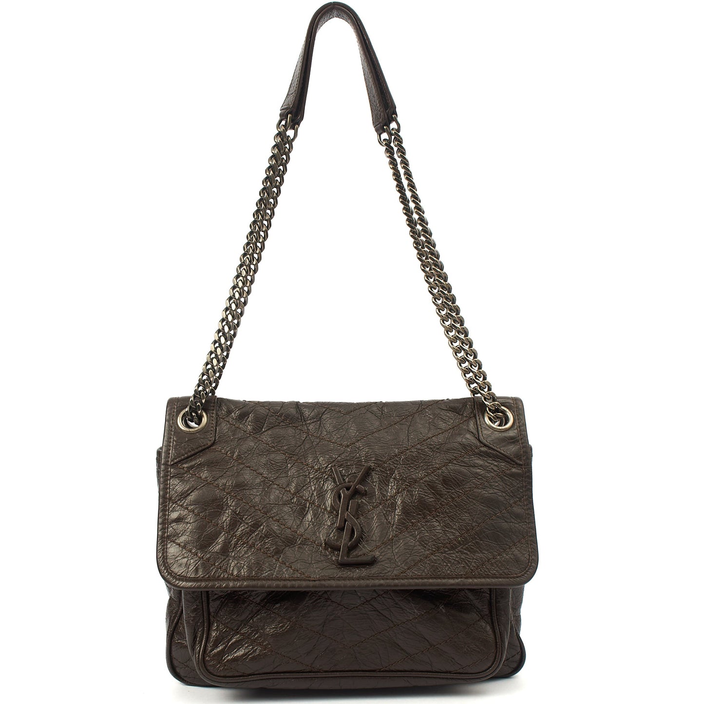 Saint Laurent Shoulder Bag Niki - Medium in Brown, Calfskin Leather — Alternate View 13