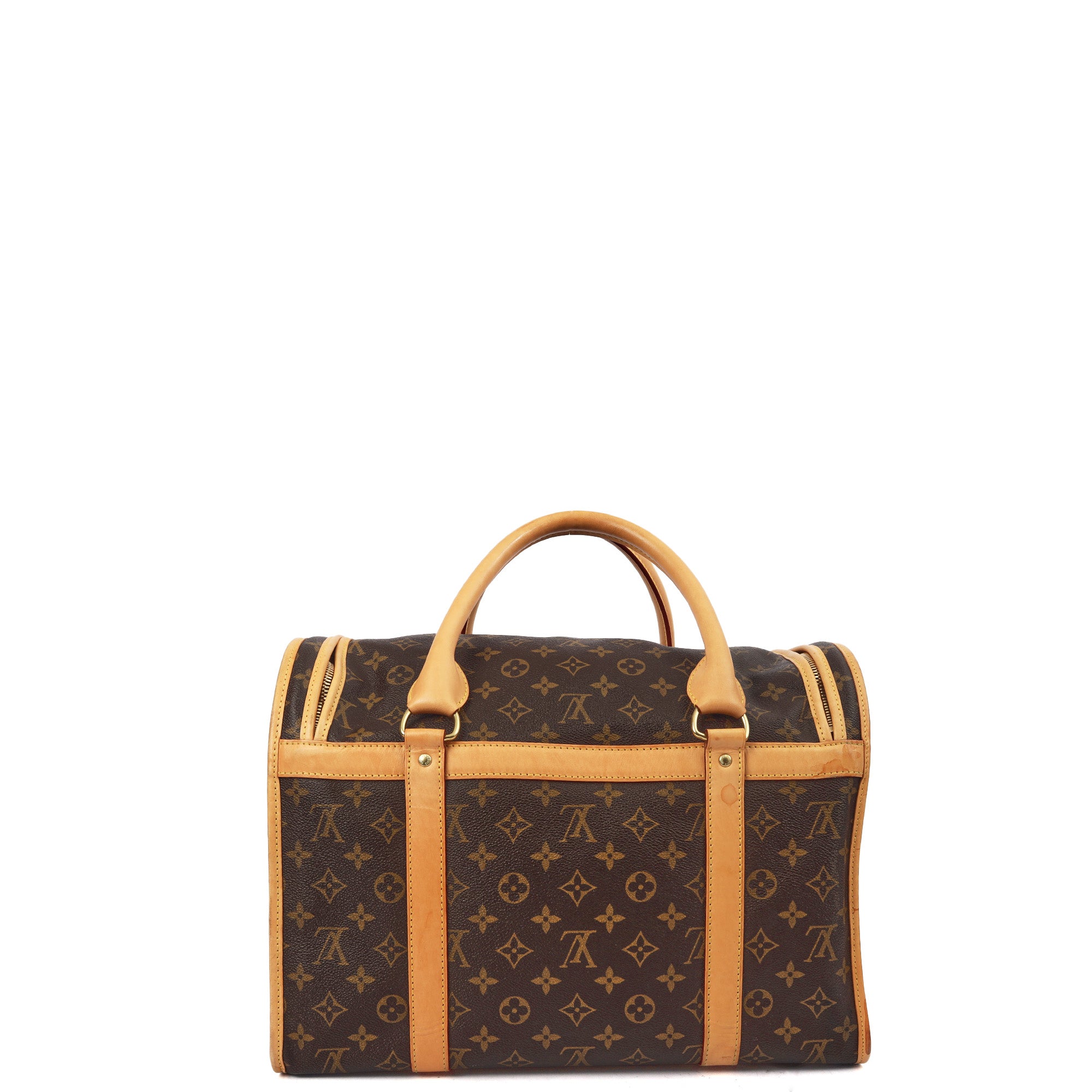 Louis Vuitton Other Dog Carrier 50 in Monogram, Canvas — Back View