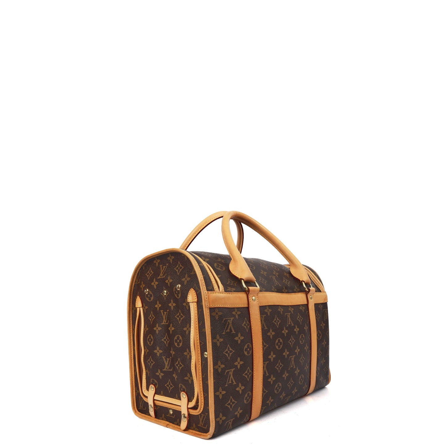 Louis Vuitton Other Dog Carrier 50 in Monogram, Canvas — Side View