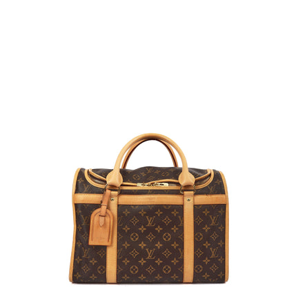 Louis Vuitton Other Dog Carrier 50 in Monogram, Canvas — Front View