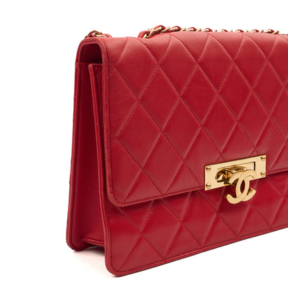 Chanel Shoulder Bag Golden Class Wallet On Chain in Red, Lambskin Leather — Alternate View 15