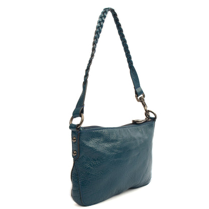 Mulberry Shoulder Bag Daria Pouch in Blue, Leather — Alternate View 14