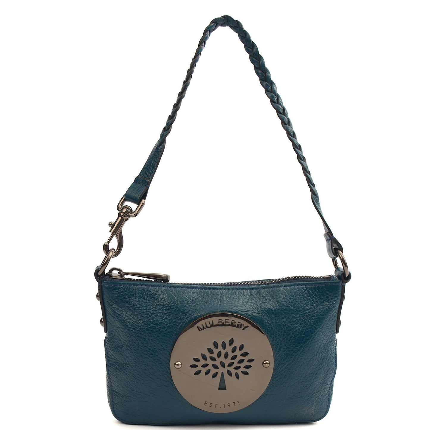 Mulberry Shoulder Bag Daria Pouch in Blue, Leather — Alternate View 7