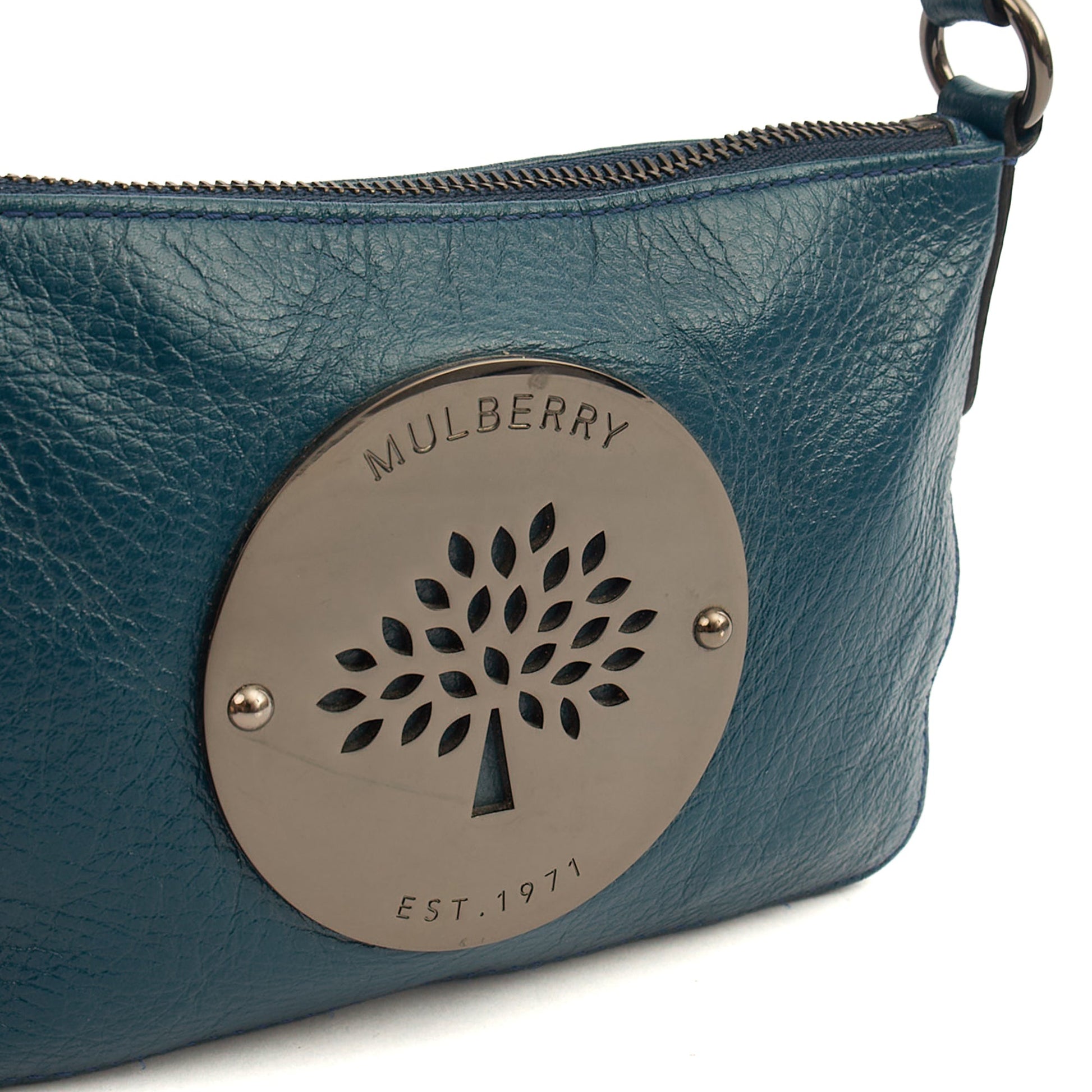 Mulberry Shoulder Bag Daria Pouch in Blue, Leather — Alternate View 12