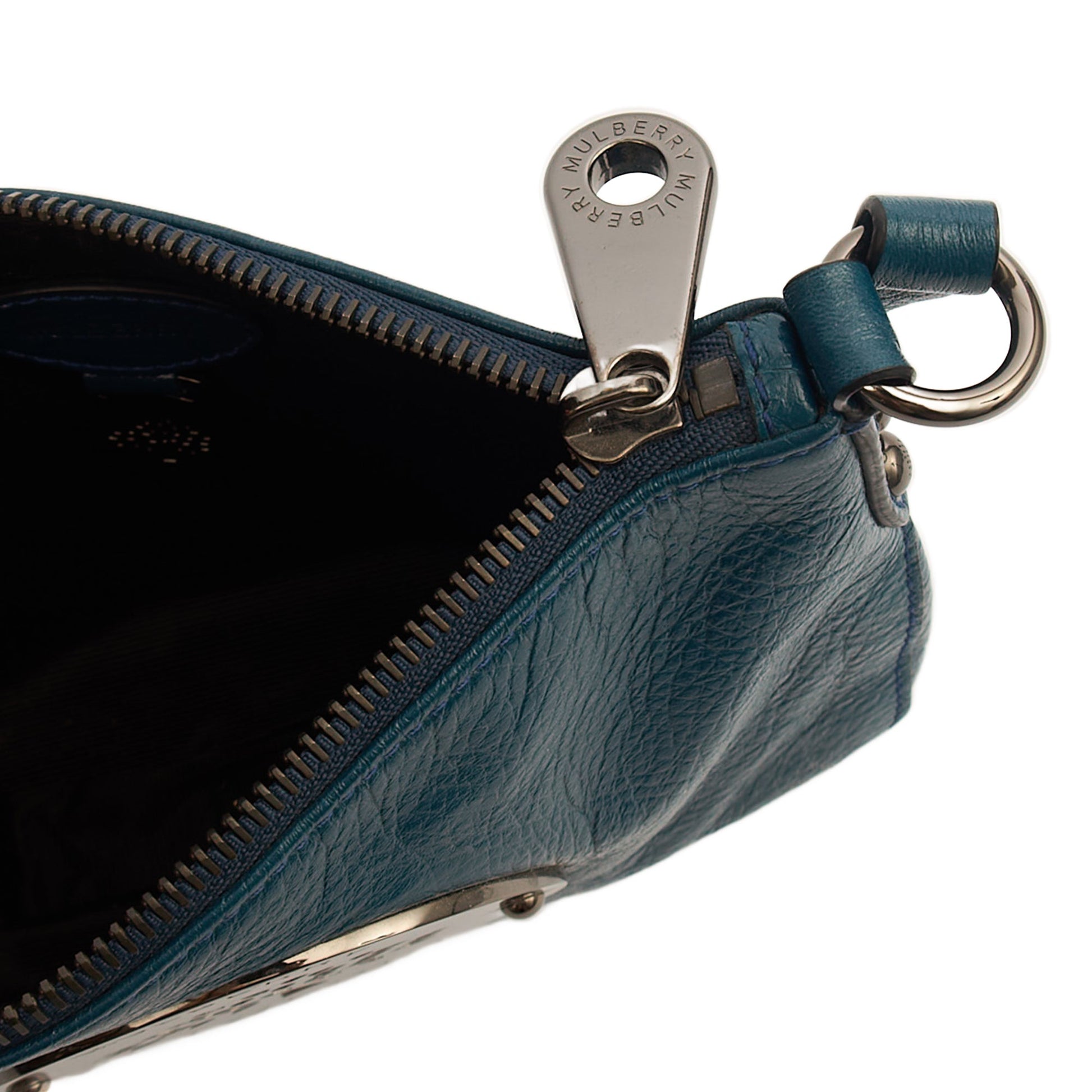 Mulberry Shoulder Bag Daria Pouch in Blue, Leather — Detail View
