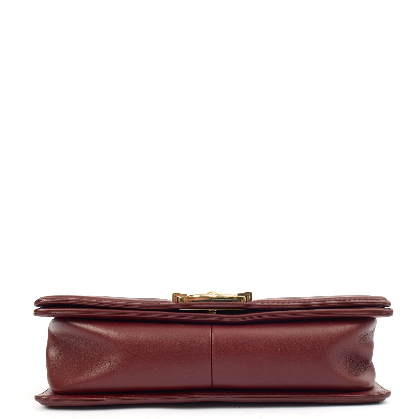 Chanel Shoulder Bag Boy - Medium in Red, Calfskin Leather — Alternate View 15