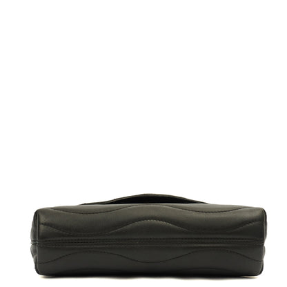 Louis Vuitton Shoulder Bag New Wave PM Chain Bag  in Black, Leather — Detail View
