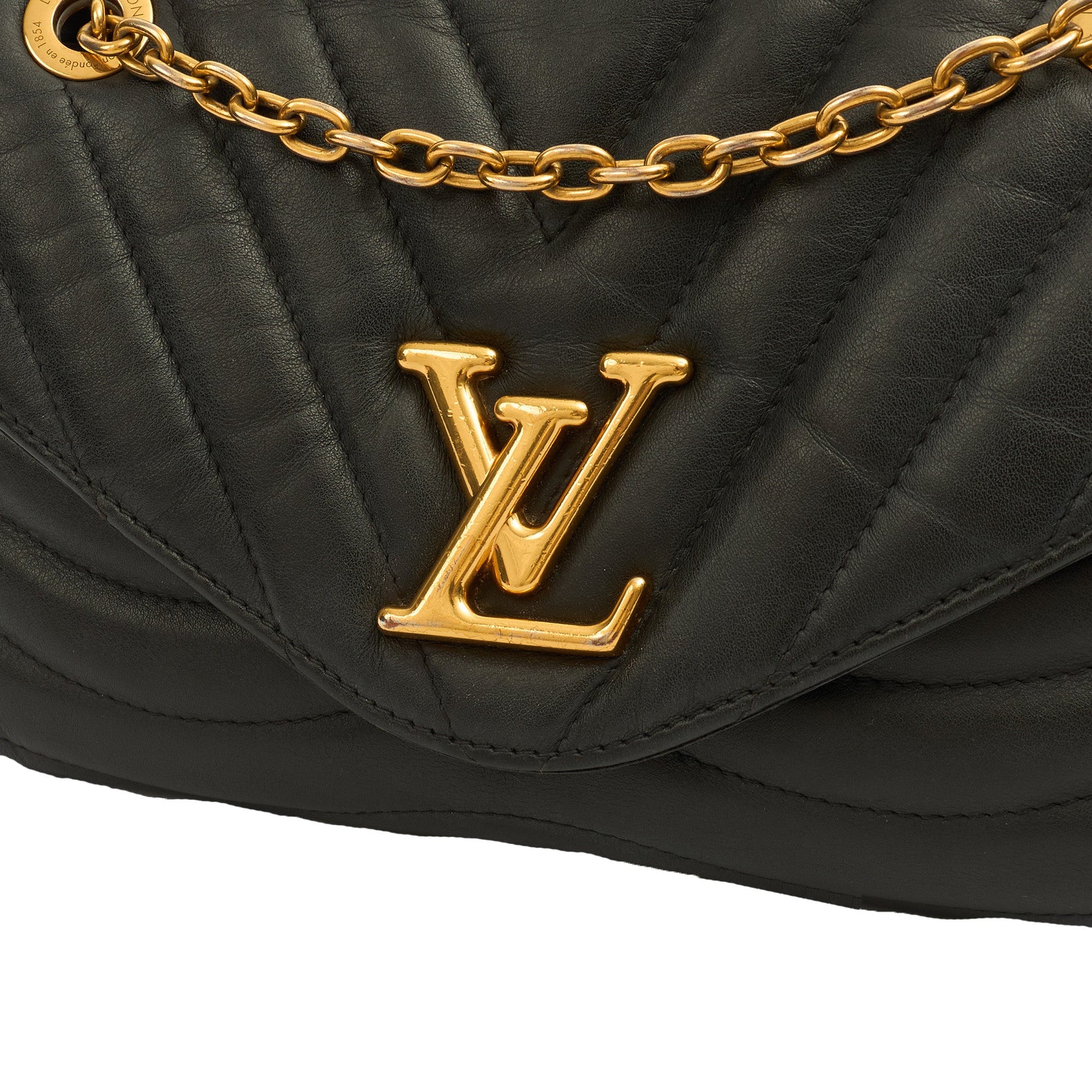Louis Vuitton Shoulder Bag New Wave PM Chain Bag  in Black, Leather — Alternate View 7