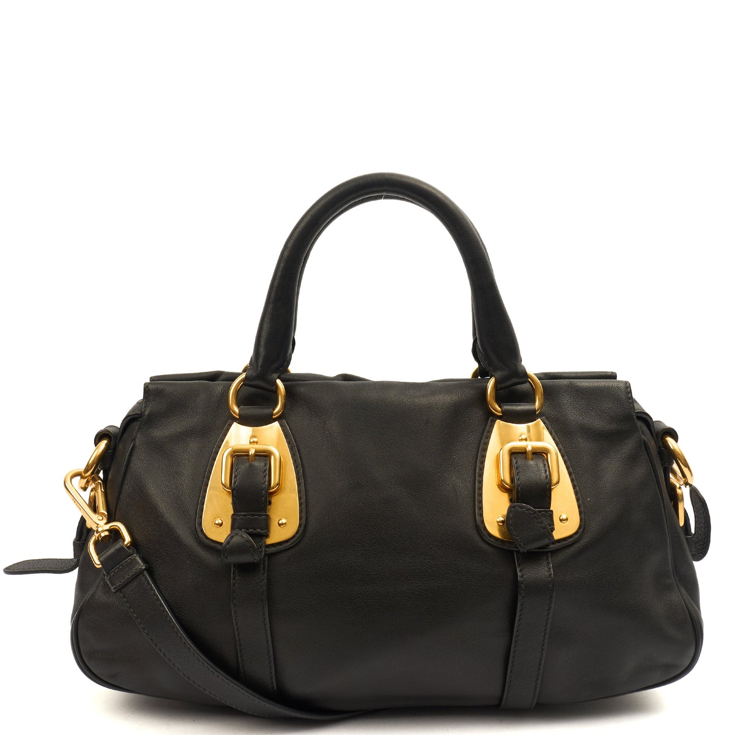 Prada Cross Body Shoulder Bag in Black, Leather — Alternate View 10