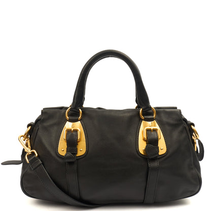 Prada Cross Body Shoulder Bag in Black, Leather — Alternate View 10