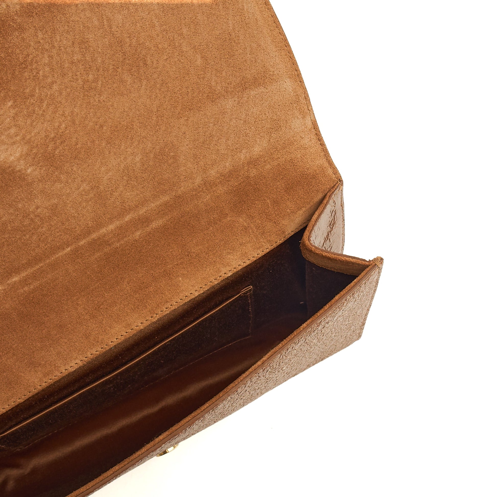 Saint Laurent Clutch Y Ligne Clutch  in Metallic, Calfskin Leather — Alternate View 17