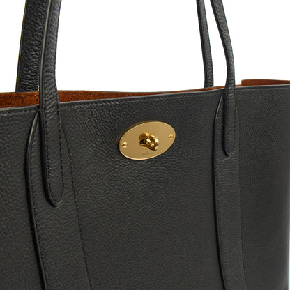 Mulberry Tote Bayswater Tote in Black, Leather — Back View
