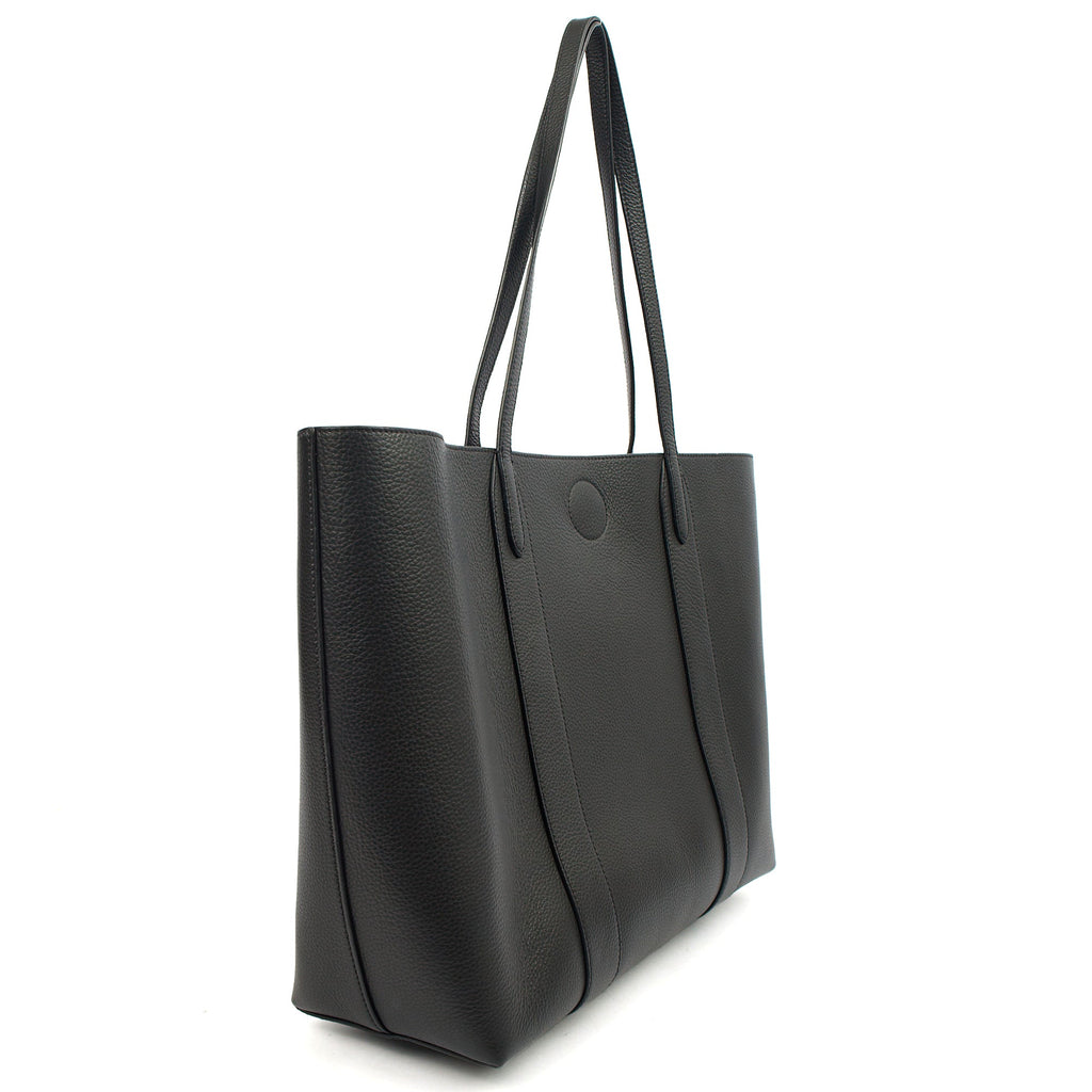 Mulberry Tote Bayswater Tote in Black, Leather — Top View