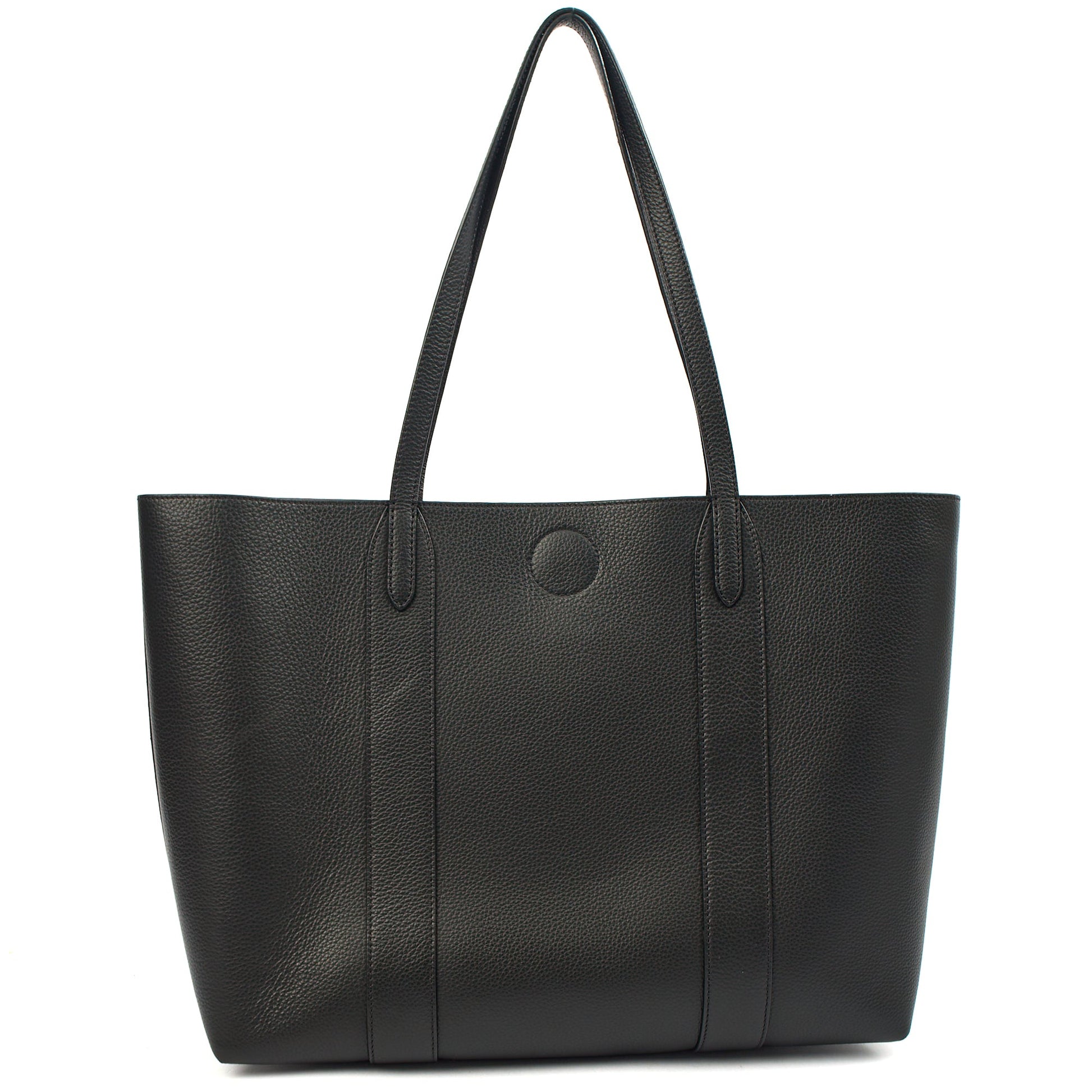 Mulberry Tote Bayswater Tote in Black, Leather — Detail View