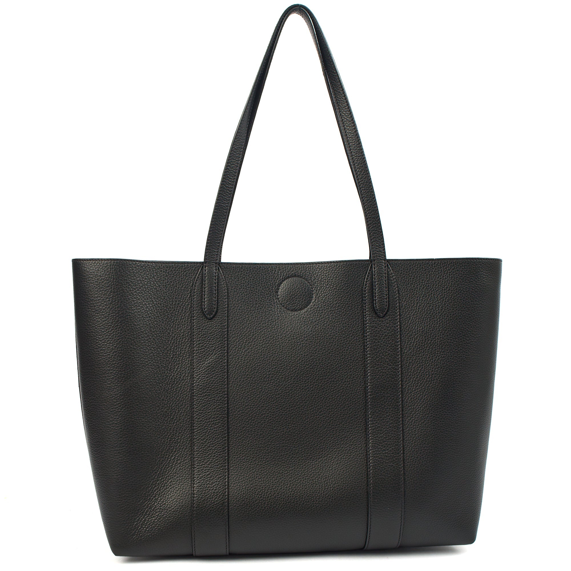 Mulberry Tote Bayswater Tote in Black, Leather — Detail View