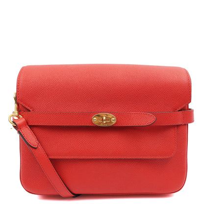 Mulberry Cross Body Belted Bayswater Satchel  in Scarlett, Calfskin Leather — Front View