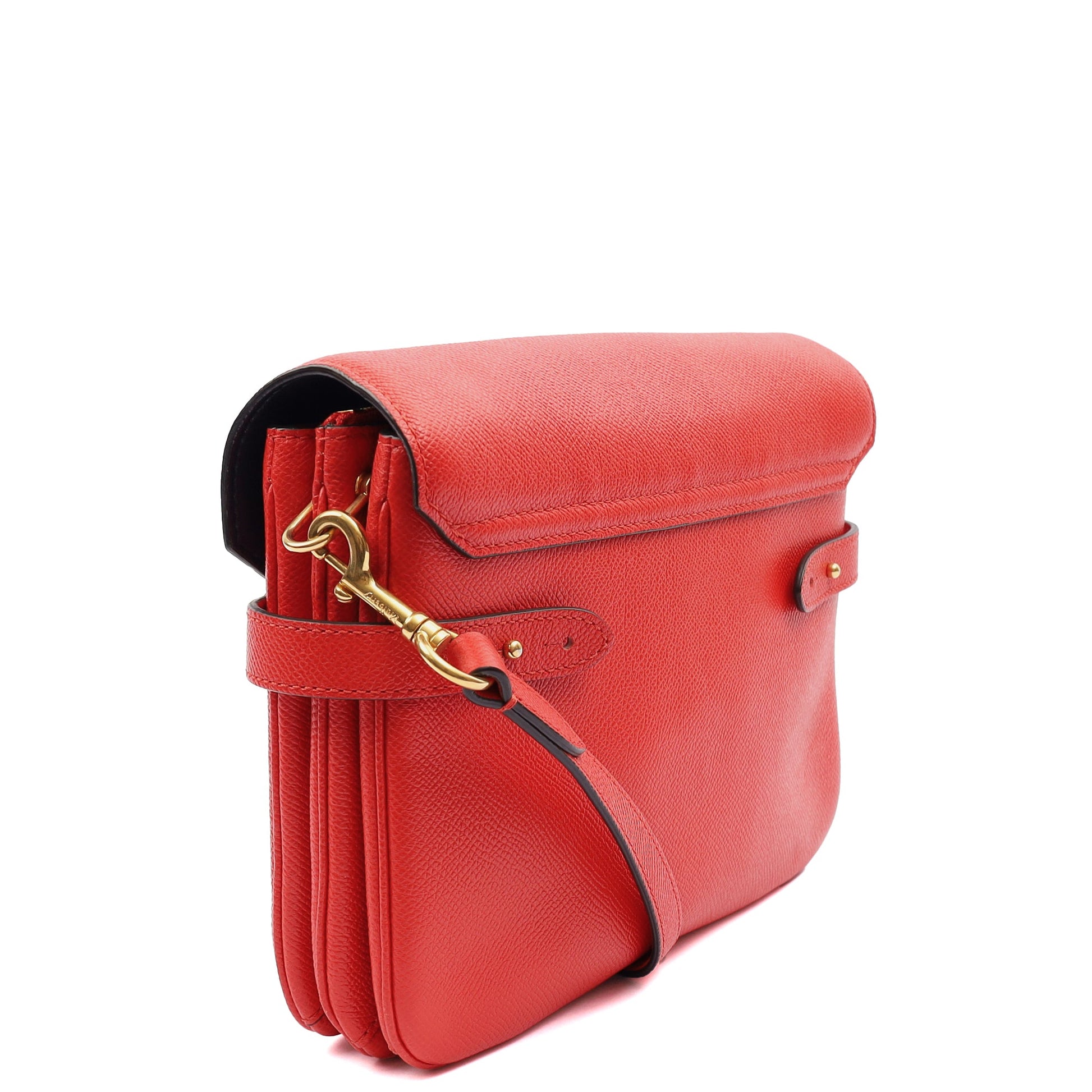 Mulberry Cross Body Belted Bayswater Satchel  in Scarlett, Calfskin Leather — Alternate View 8