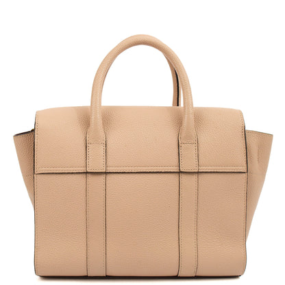 Mulberry Top Handle Bayswater with Strap- Small in Rose Water, Calfskin Leather — Top View