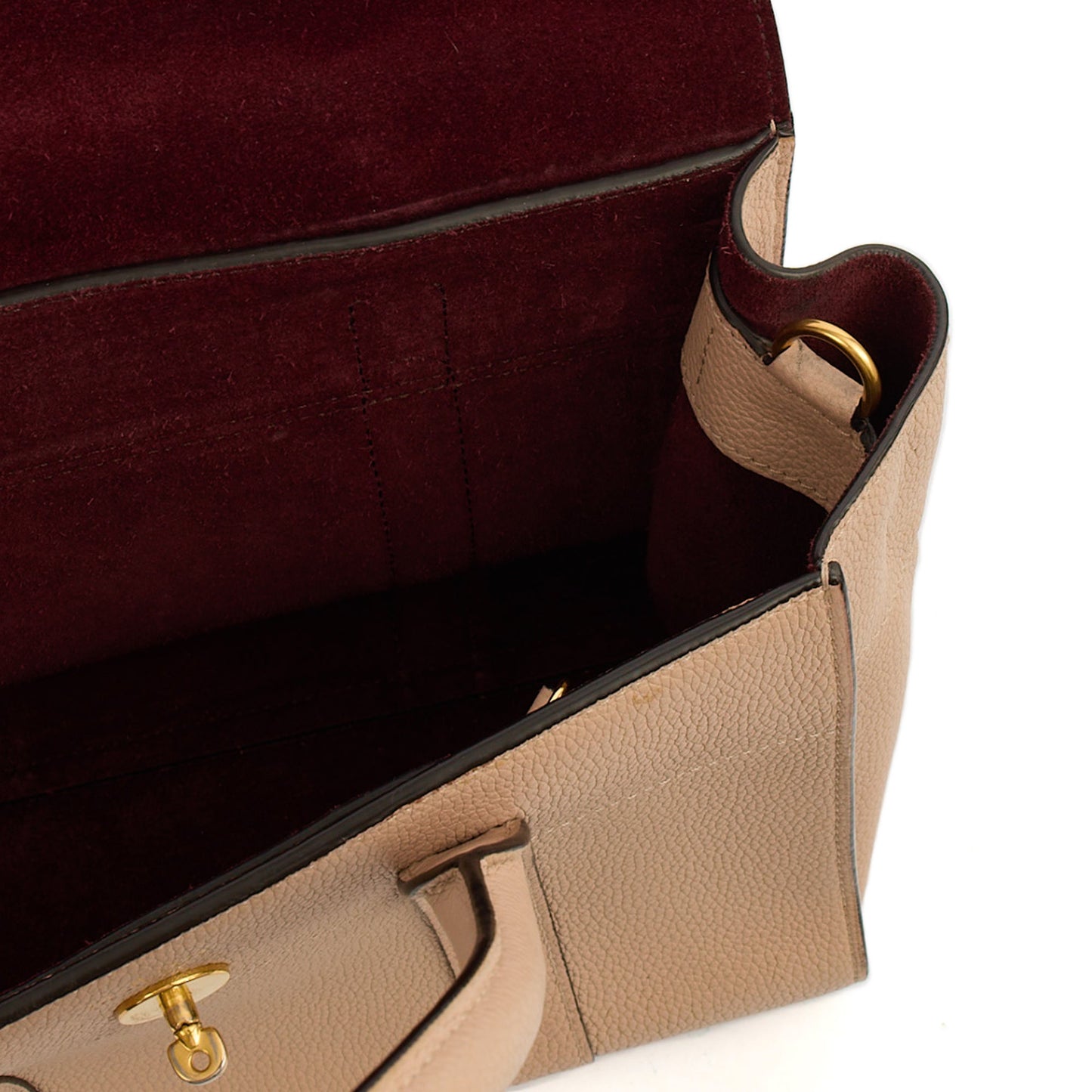 Mulberry Top Handle Bayswater with Strap- Small in Rose Water, Calfskin Leather — Alternate View 12