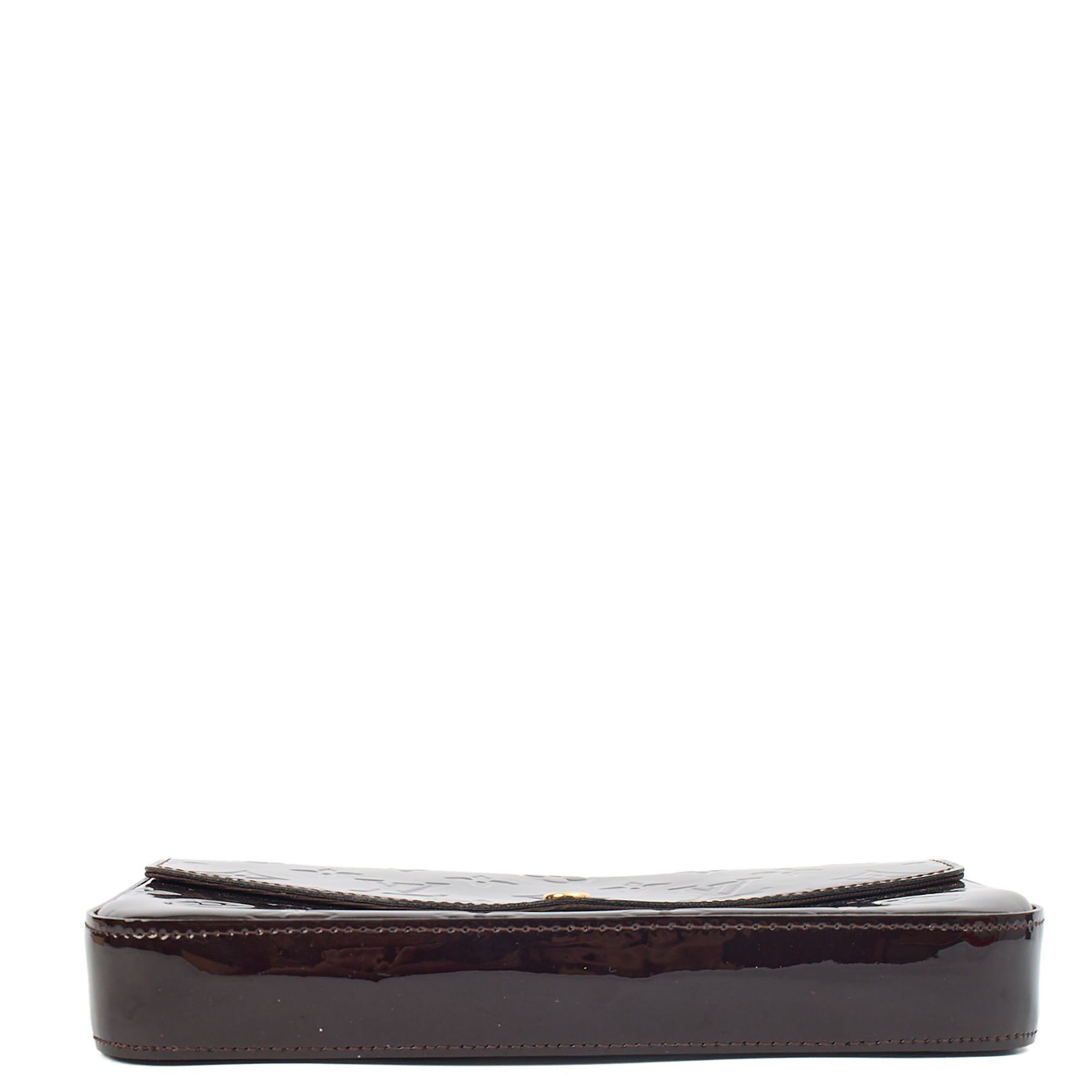Louis Vuitton Cross Body Felicie Pochette in Amarante, Vernis — Alternate View 13