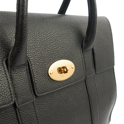 Mulberry Tote Bayswater with Strap in Black, Calfskin Leather — Alternate View 18