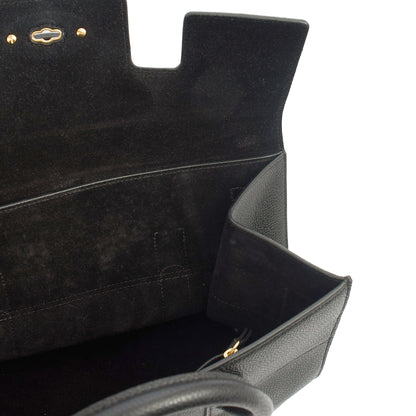 Mulberry Tote Bayswater with Strap in Black, Calfskin Leather — Alternate View 17