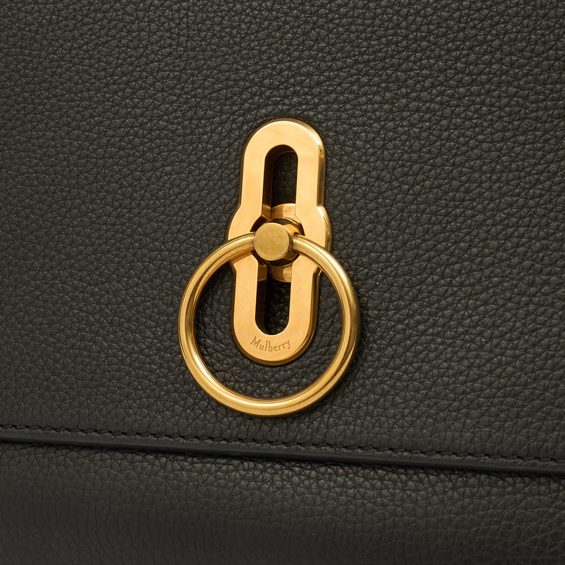 Mulberry Cross Body Amberley in Black, Calfskin Leather — Lifestyle View