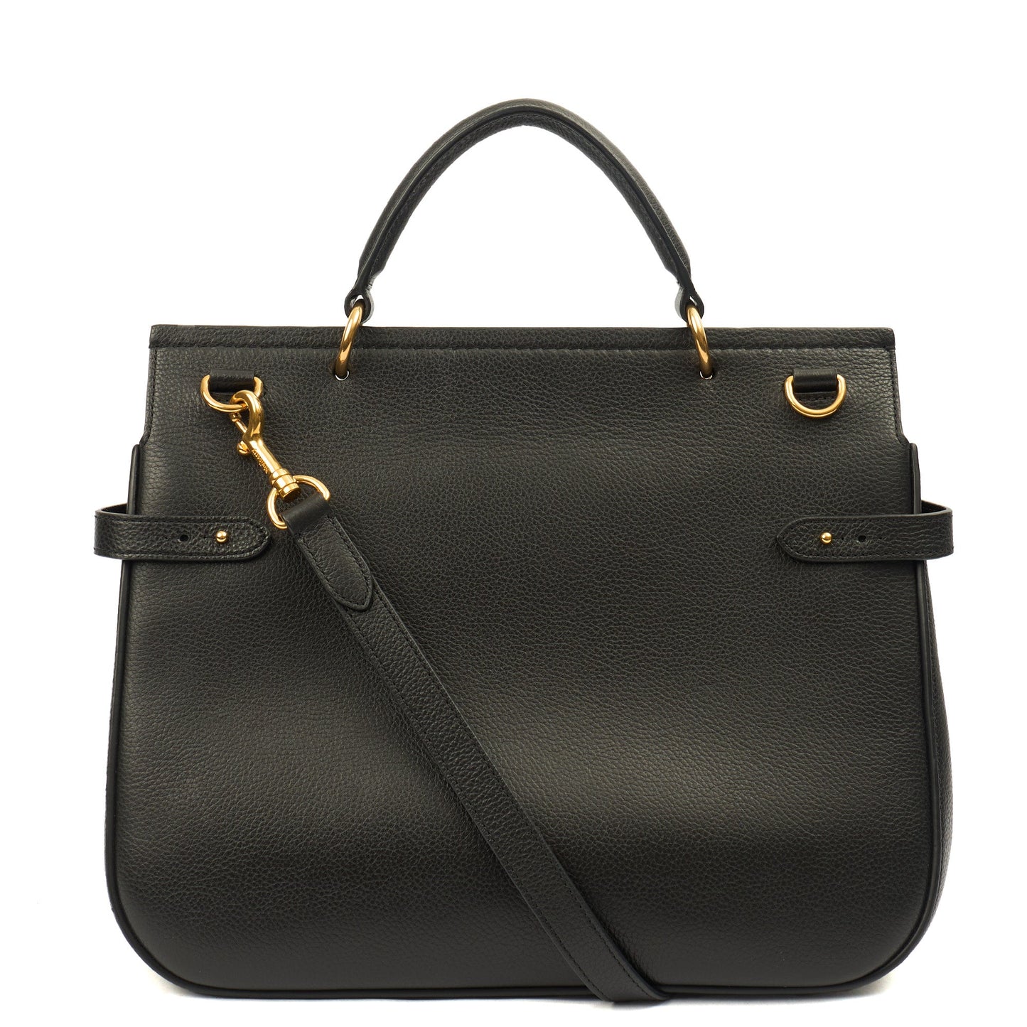 Mulberry Cross Body Amberley in Black, Calfskin Leather — Top View