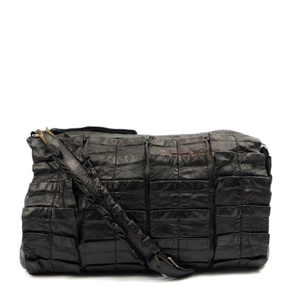 Miu Miu Tote Shoulder Bag in Black, Leather — Front View