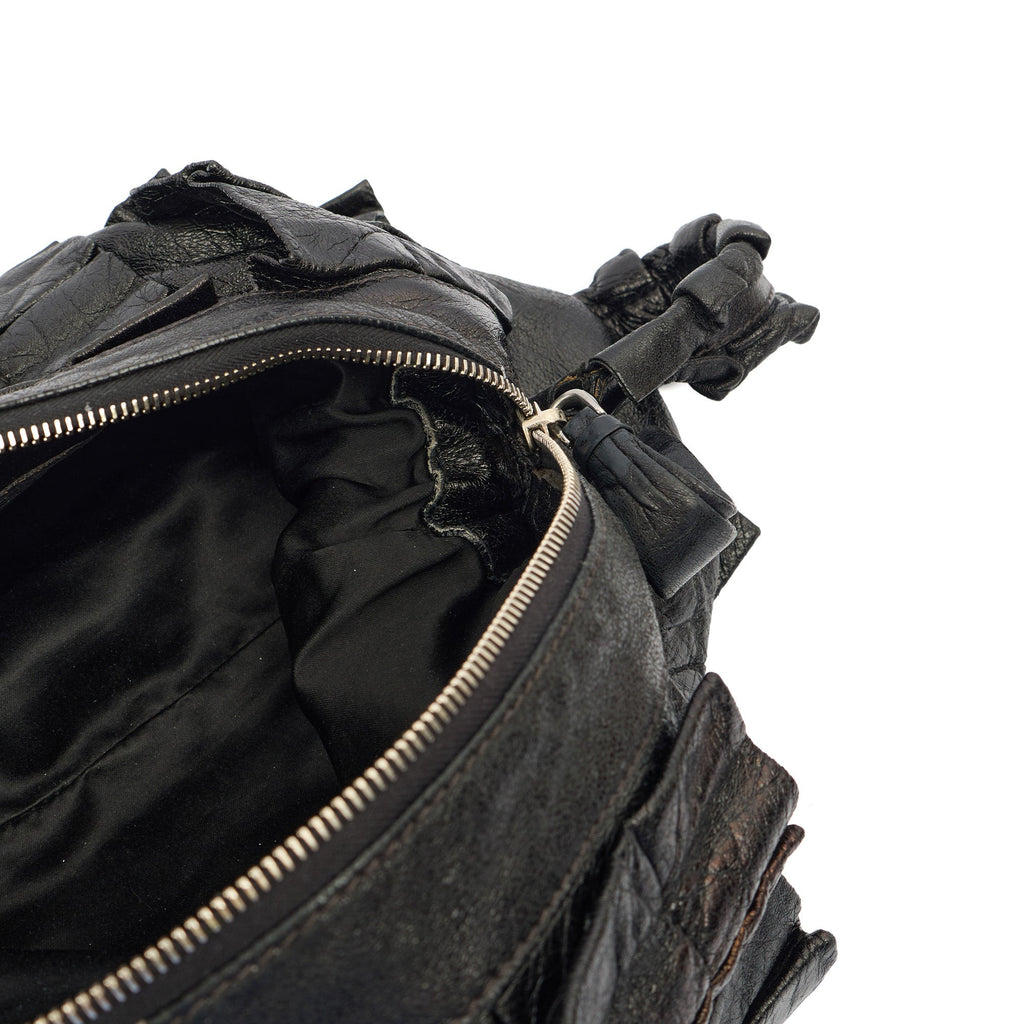 Miu Miu Tote Shoulder Bag in Black, Leather — Alternate View 7