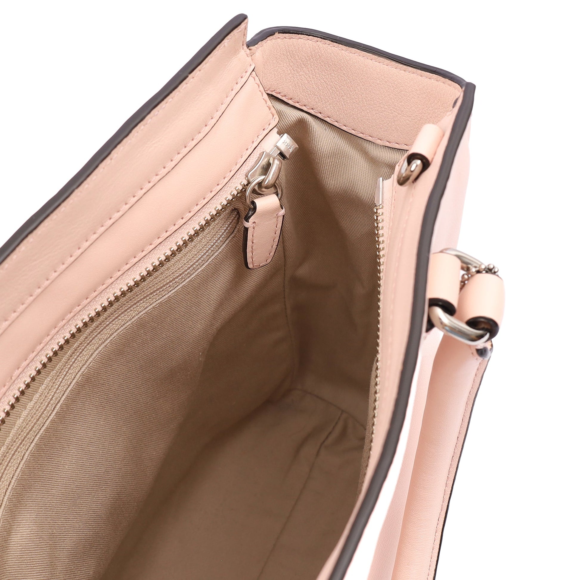 Coach Tote Legacy Shoulder Bag in Pink, Leather — Alternate View 11