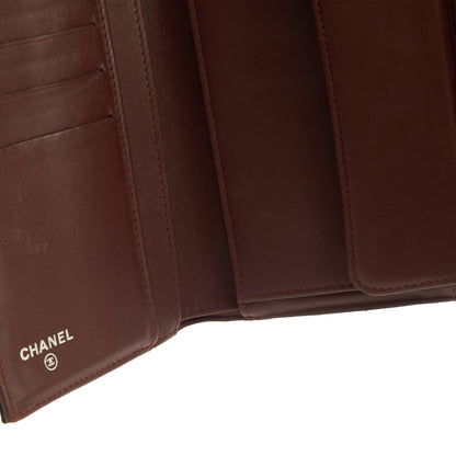 Chanel Purse Classic Long Flap Wallet in Black, Lambskin Leather — Alternate View 10