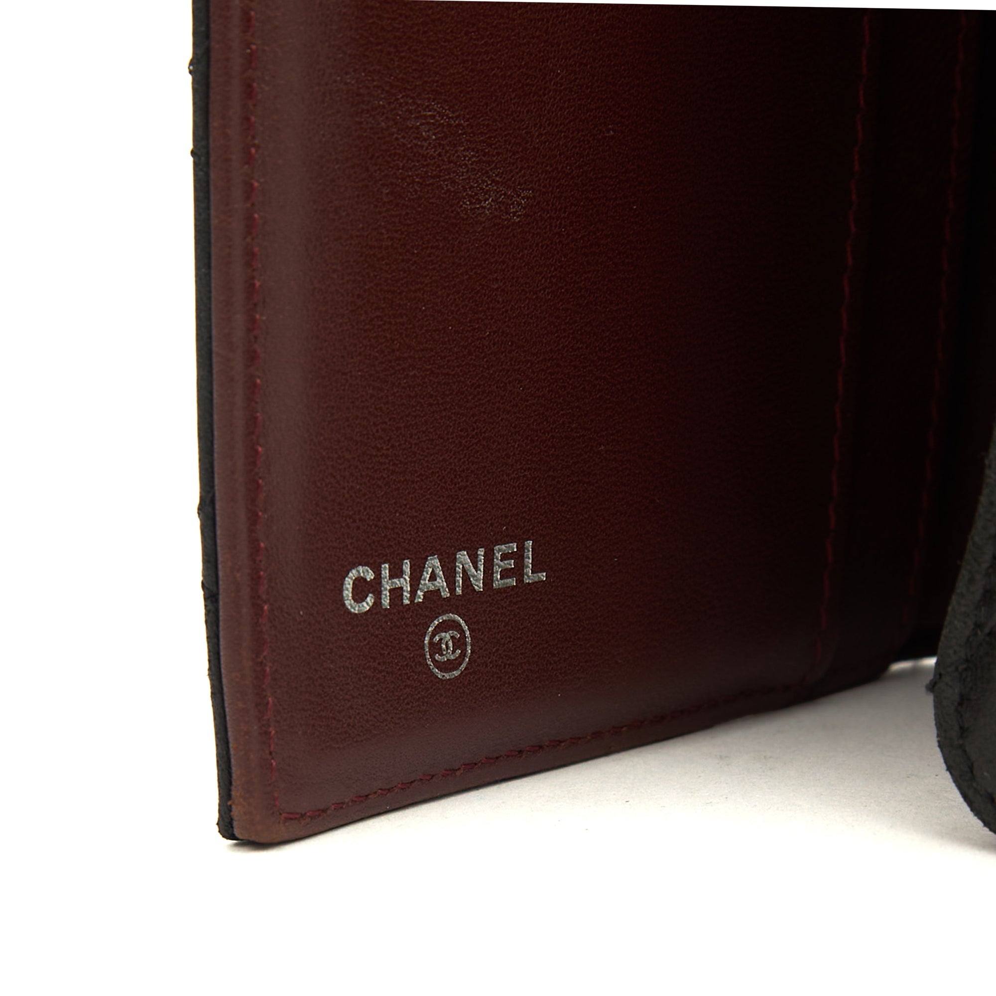 Chanel Purse Classic Long Flap Wallet in Black, Lambskin Leather — Alternate View 8