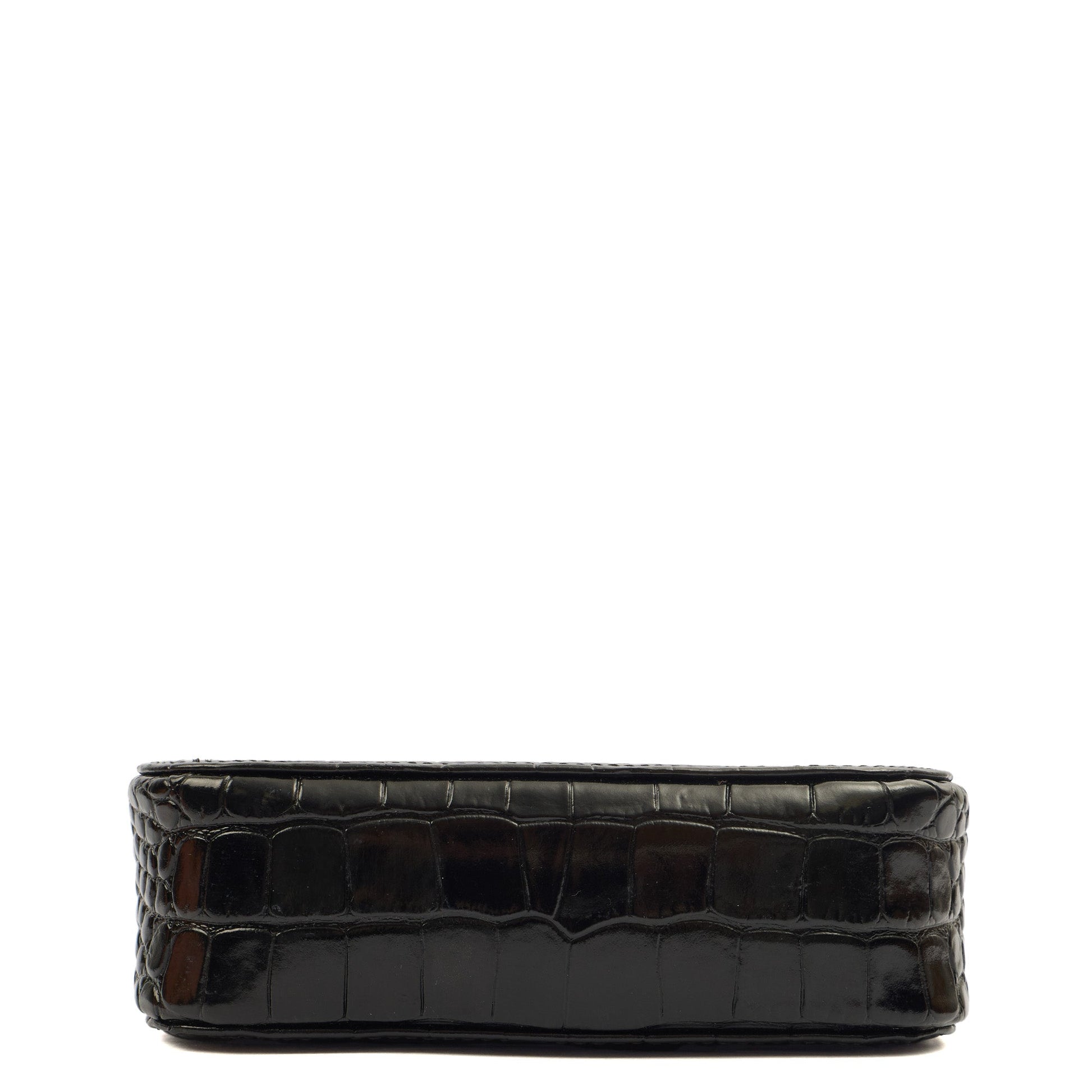 Balenciaga Cross Body Everyday Camera Bag - XS in Black, Exotic Effect Leather — Alternate View 10