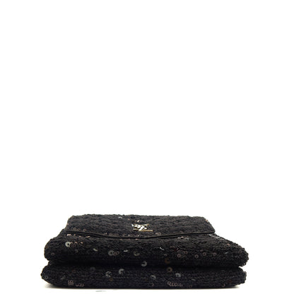 Saint Laurent Cross Body Shoulder Bag in Brown, Leather — Top View