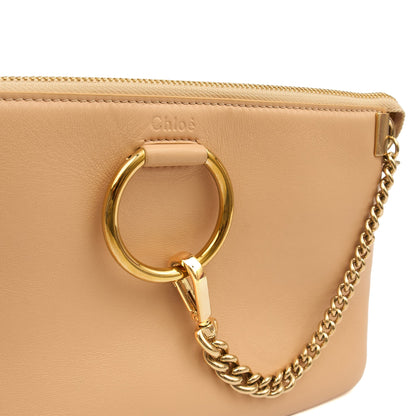 Chloe Cross Body Faye - Small in Neutral, Calfskin Leather — Lifestyle View