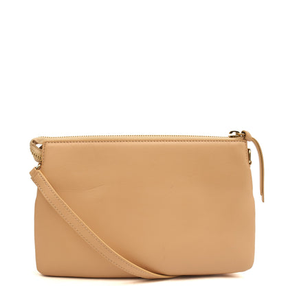 Chloe Cross Body Faye - Small in Neutral, Calfskin Leather — Back View