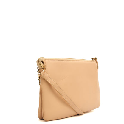 Chloe Cross Body Faye - Small in Neutral, Calfskin Leather — Side View