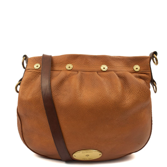 Mulberry Tote Mitzy Hobo in Oak, Calfskin Leather — Front View