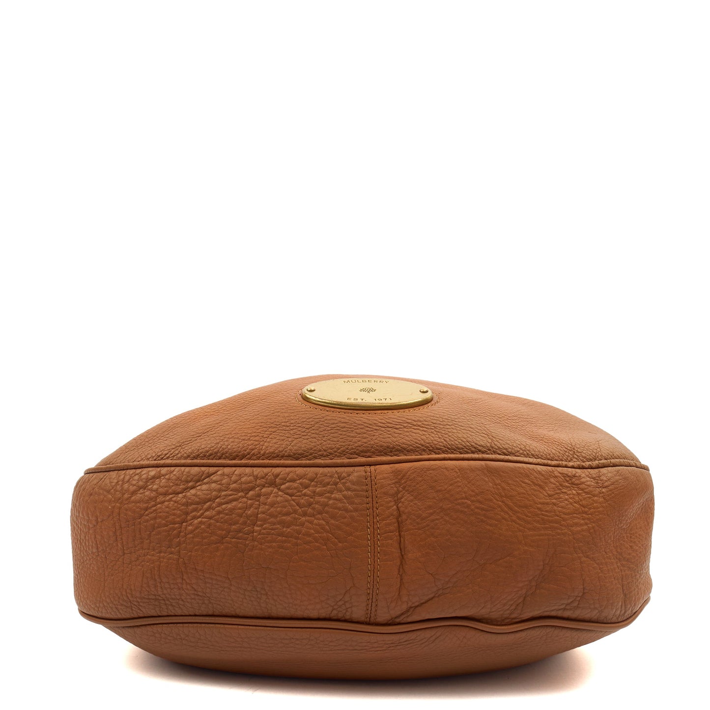 Mulberry Tote Mitzy Hobo in Oak, Calfskin Leather — Top View