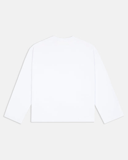 KAIZEN MARKET EVERYDAY LONGSLEEVE WHITE — XS — Side View