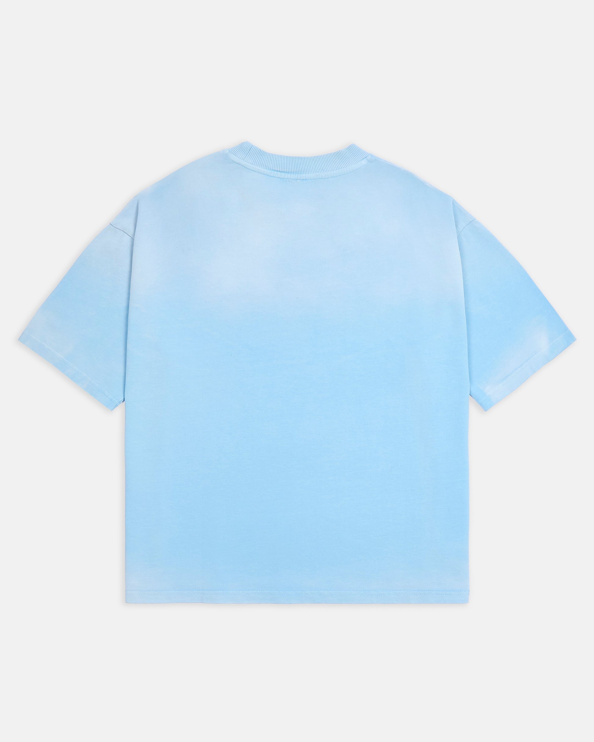KAIZEN MARKET SUNFADED TEE BLUE — XS — Side View