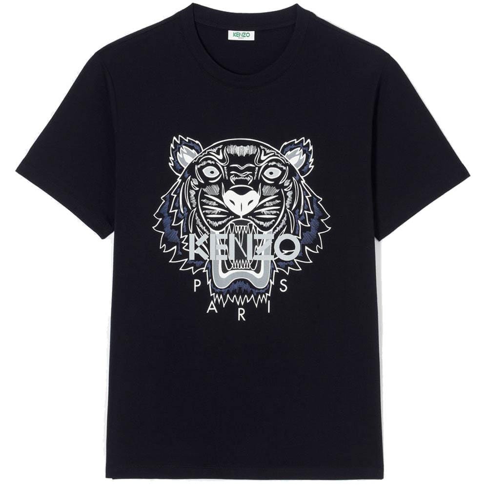 Kenzo Tiger T-Shirt Black — XXS — Front View