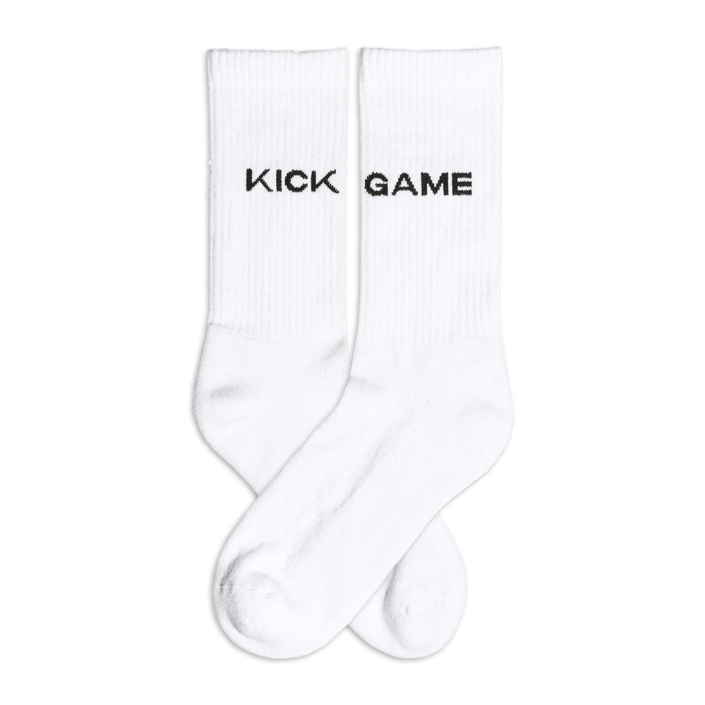 Kick Game 3 Pack Socks "Black White Grey" — UK 5 - UK 8 — Back View