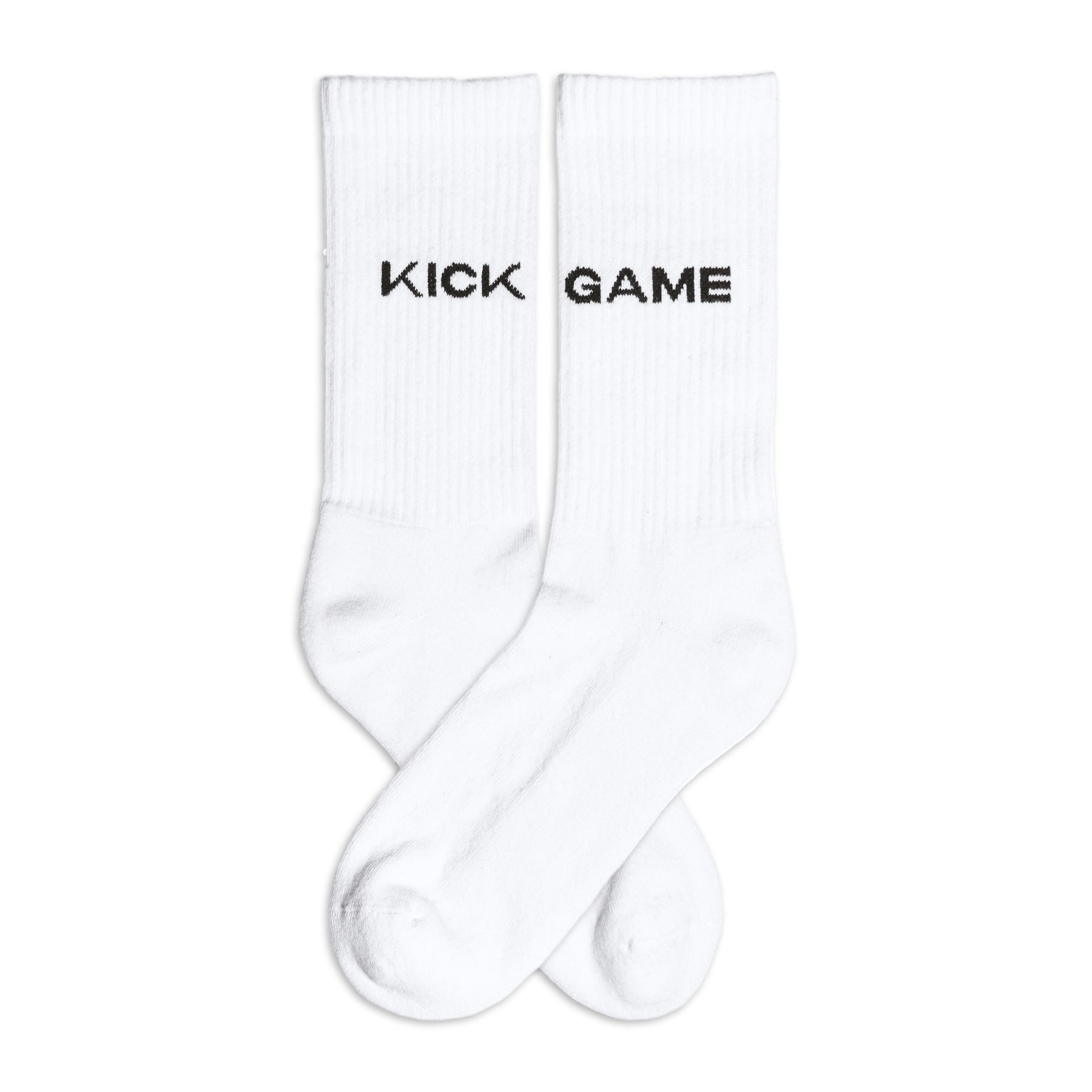 Kick Game 3 Pack Socks "Black White Grey" — UK 5 - UK 8 — Back View